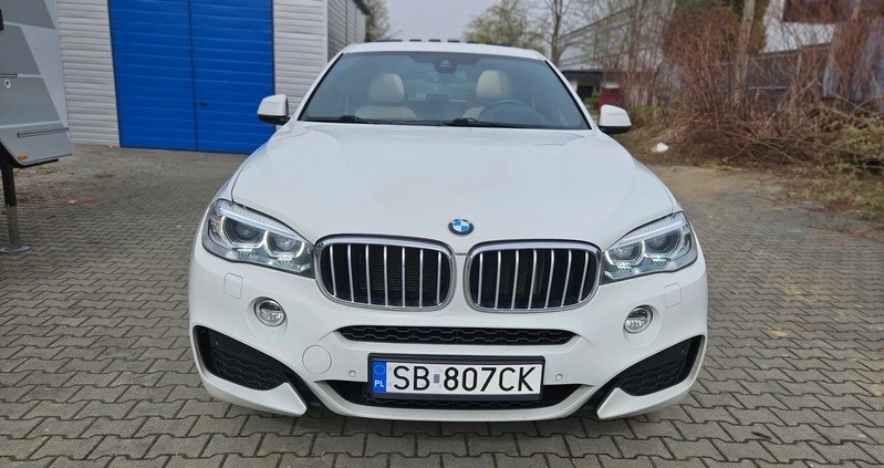 BMW X6 cena 163000 przebieg: 169000, rok produkcji 2016 z Biała małe 631